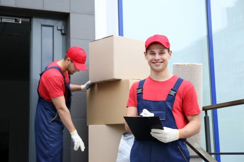 Removal team helping with a residential move in Paddington