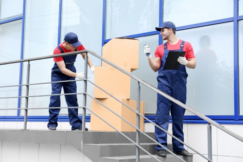Professional house movers supporting a local Paddington move