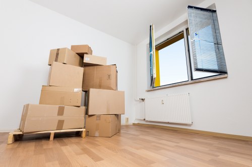 Professional movers completing a safe delivery
