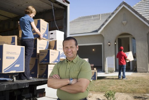 House movers protecting furniture during a Paddington relocation